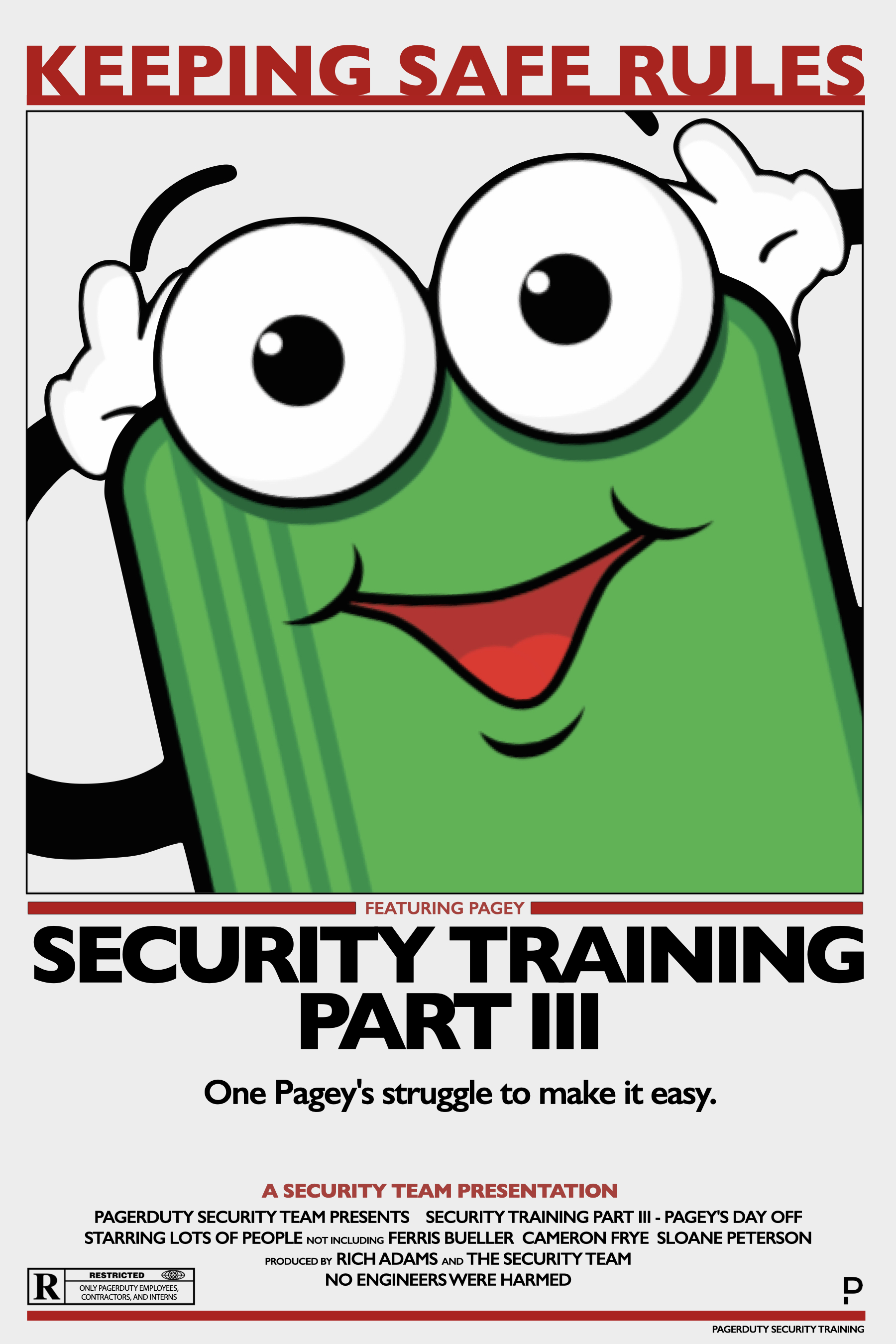 每个人的安全培训海报第三部分（5）